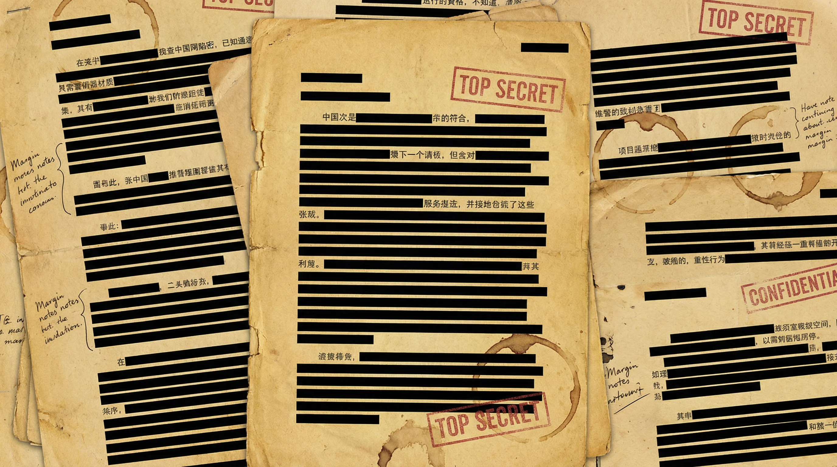 泄密文档风格背景